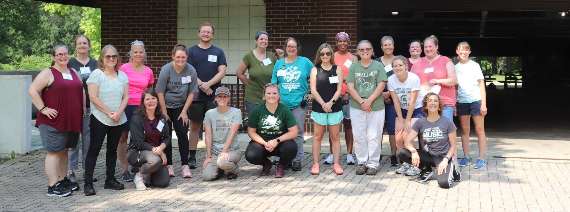 Lansing Teachers and program team at Potter Park zoo 2021